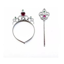 Fantasia Princesa barata saia de tule tiara e varinha fada princesa rosa