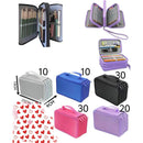 Estojo Escolar/Estojo Box/Estojo De Lápis De Quatro Camadas Com 72 Furos De Cor/Material Escolar/Papela